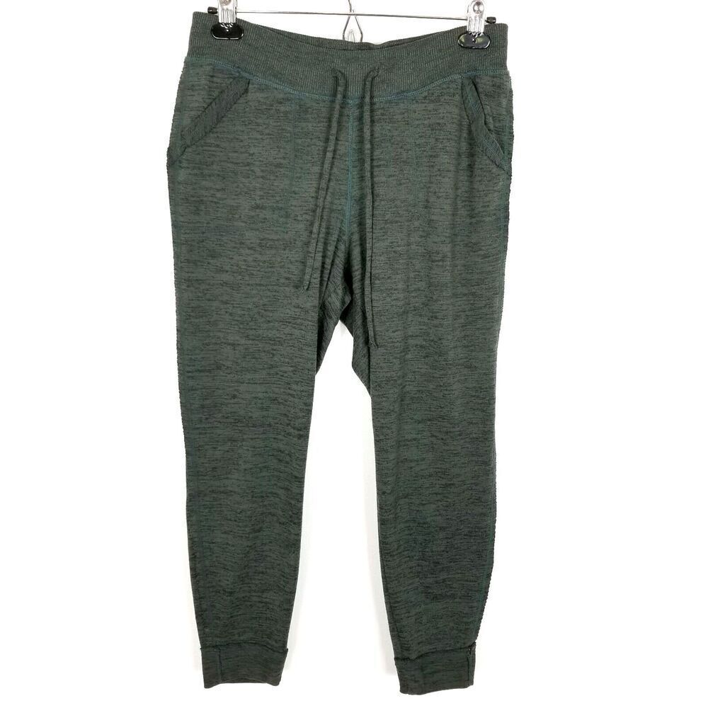 Athleta Women Ahletic Joggers‎ Pants Size S Green Drawstring Pull On